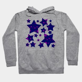 Modern Polka Dots - Grape Soda Hoodie